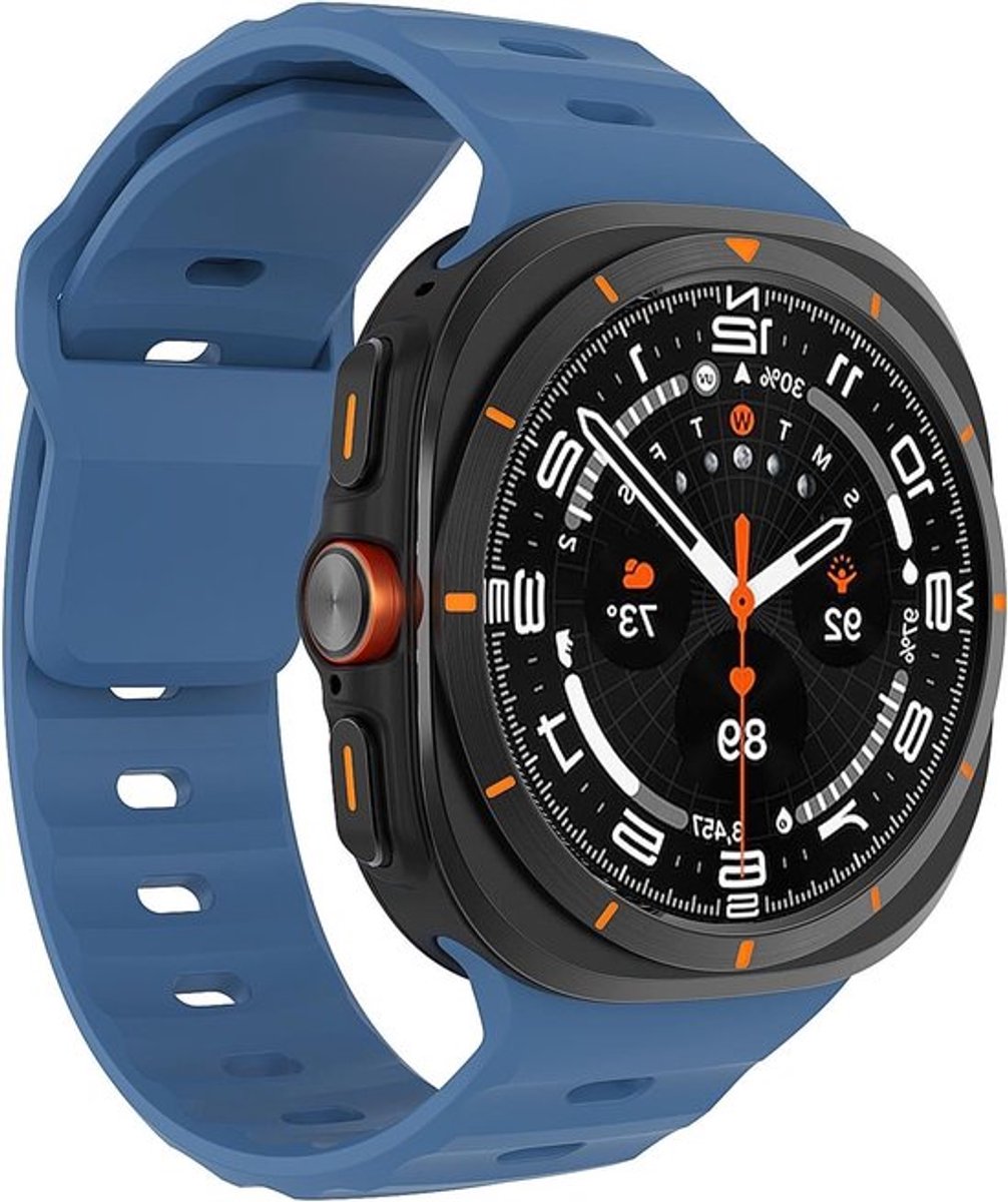 Sportieve Waterdichte Horlogeband voor Samsung Galaxy Watch Ultra 47mm - Zacht Silicone, Comfortabel en Duurzaam voor Mannen en Vrouwen