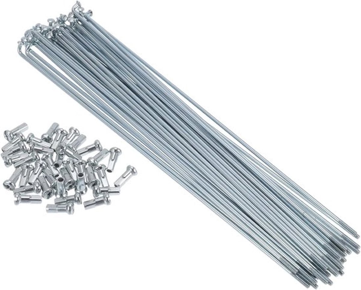 Fiets Spaken Set van 45 Stalen Gegalvaniseerde Spaken van 13G met een Lengte van 215mm voor Wielreparatie en Fietsonderhoud