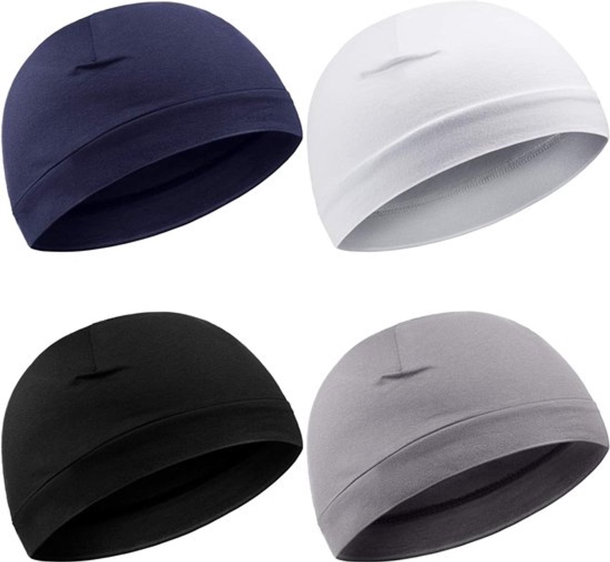 Zachte Katoenen Beanies voor Mannen en Vrouwen - Multifunctionele Schedelcaps, Ideaal voor Slaap en Activiteiten, Stretchy en Comfortabel