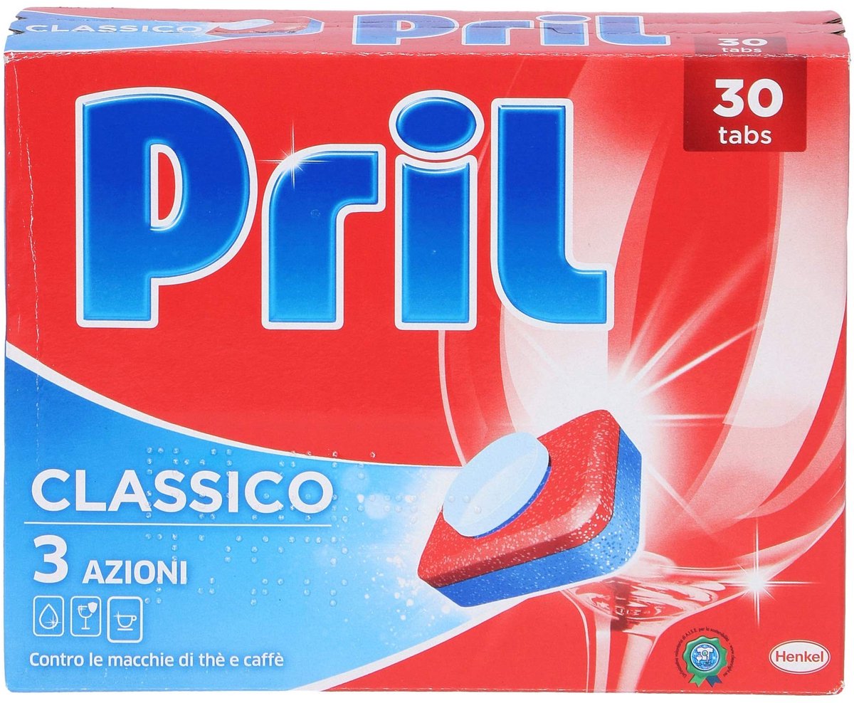 Solidchoice - Pril Tabs Vaatwasser (30 stuks) voor Schone Gerechten