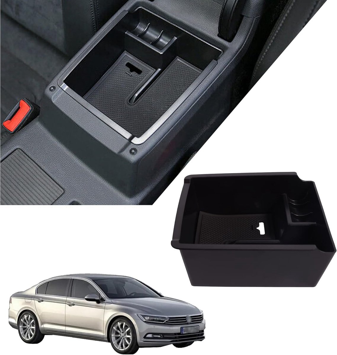 Storage Box Organiser Center Console Armrest for Magotan B8 Passat Variant B8 2016-2023 / Arteon 2 2018-2023 - ShopVlot