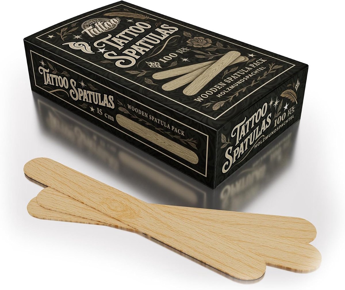 Believa Tattoo Spatulas wooden mouth spatula - ShopVlot