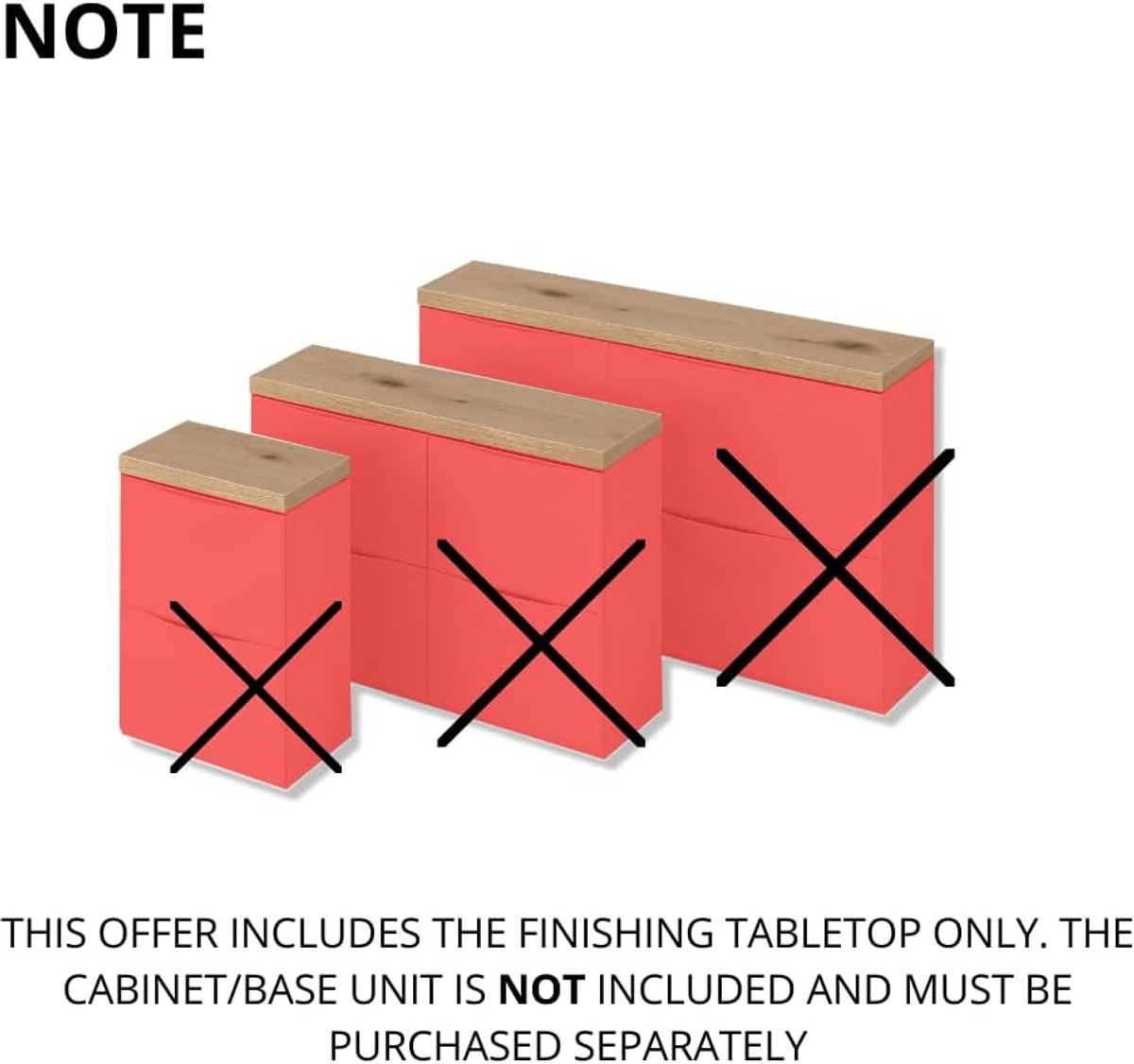 RETIMBER Works Trones Wooden Plate for 2 Thrones, 102.5 x 16 x 2 cm, Shoe Cabinet Cover, Solid Oak Plate - ShopVlot