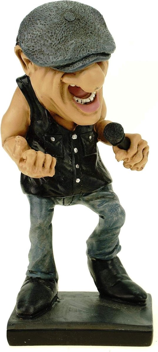 Joh Vogler GmbH Funny Live Rockstar Brian by Warren Stratford lusty Figur Skulptur Karikatur - ShopVlot