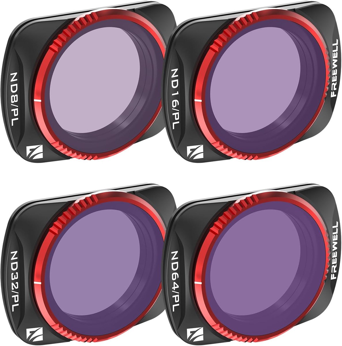 Freewell 4Pack Bright Day ND/PL Hybrid Filter Kit for Pocket 4/3/Xtra Muse - ShopVlot