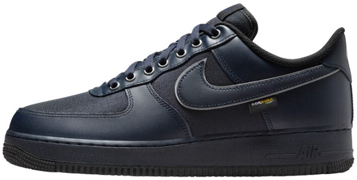 Nike Air Force 1 ’07 LV8 Cordura “Dark Obsidian” Sneakers Unisex – Dark Obsidian Blauw