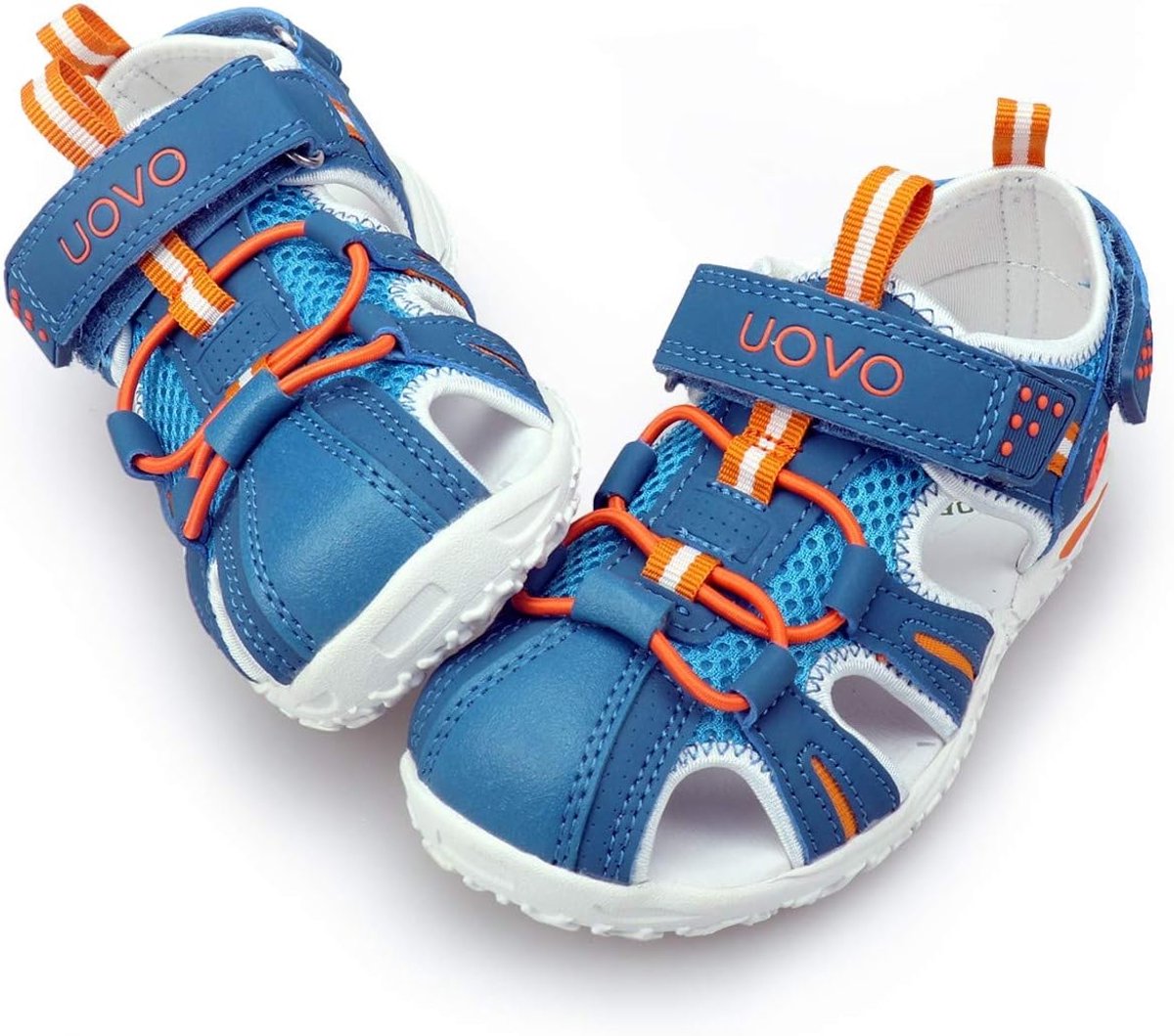 UOVO Boys Sandals Kids Trekking Walking Sandals Closed Toe Athletic Summer Outdoor Shoes for 5.5 UK Toddler to 2 UK - ShopVlot