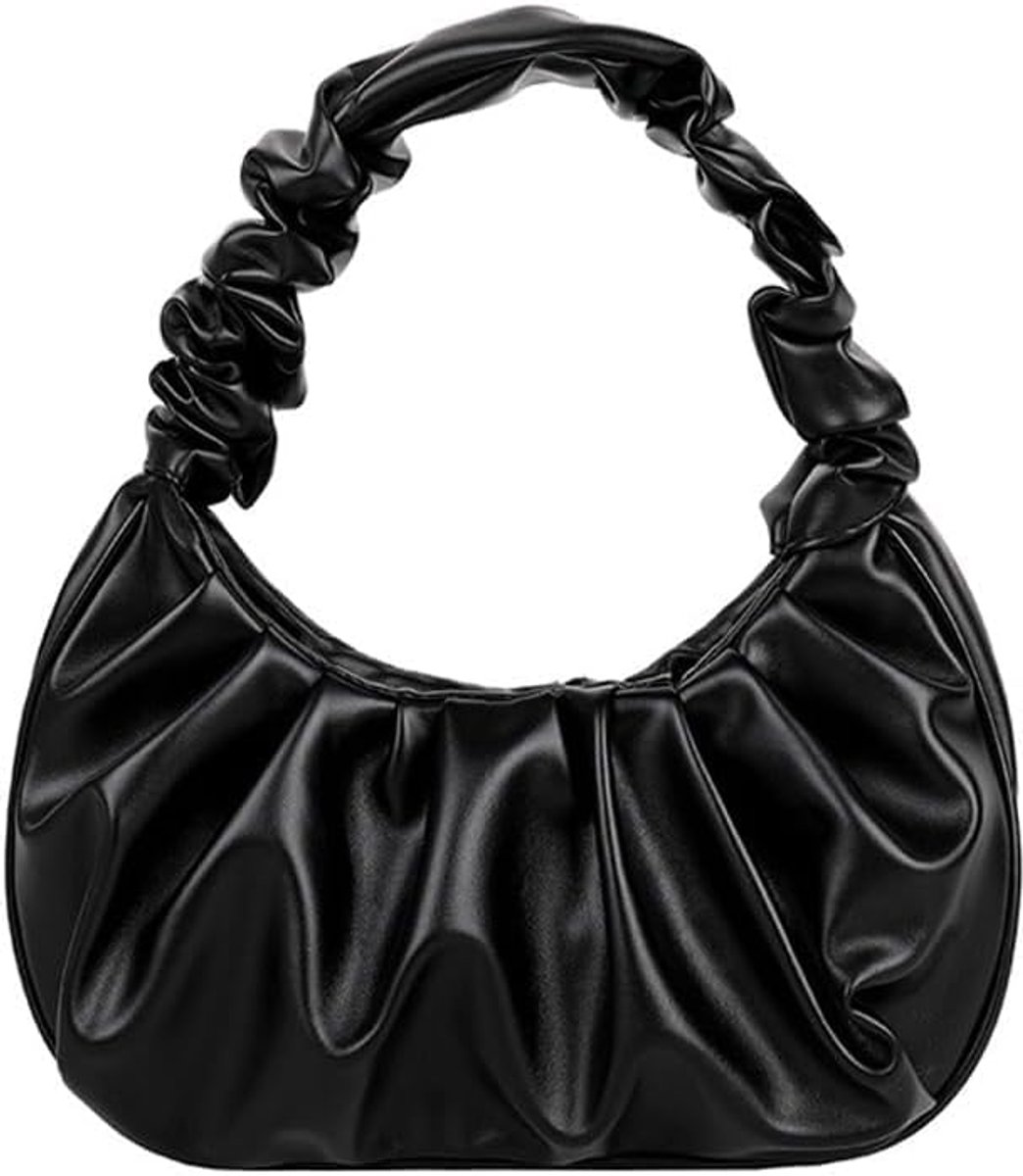 Handtas Voor Dames Geplooide Schoudertas Mode Tas Casual Draagtas Zachte Okseltas Voor Werk Uitgaan Reizen Dagelijks - ShopVlot
