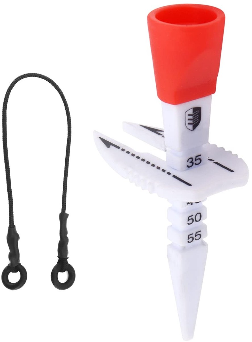 Solidchoice - Verstelbare Rode Golf Tee met Balhouder voor Training