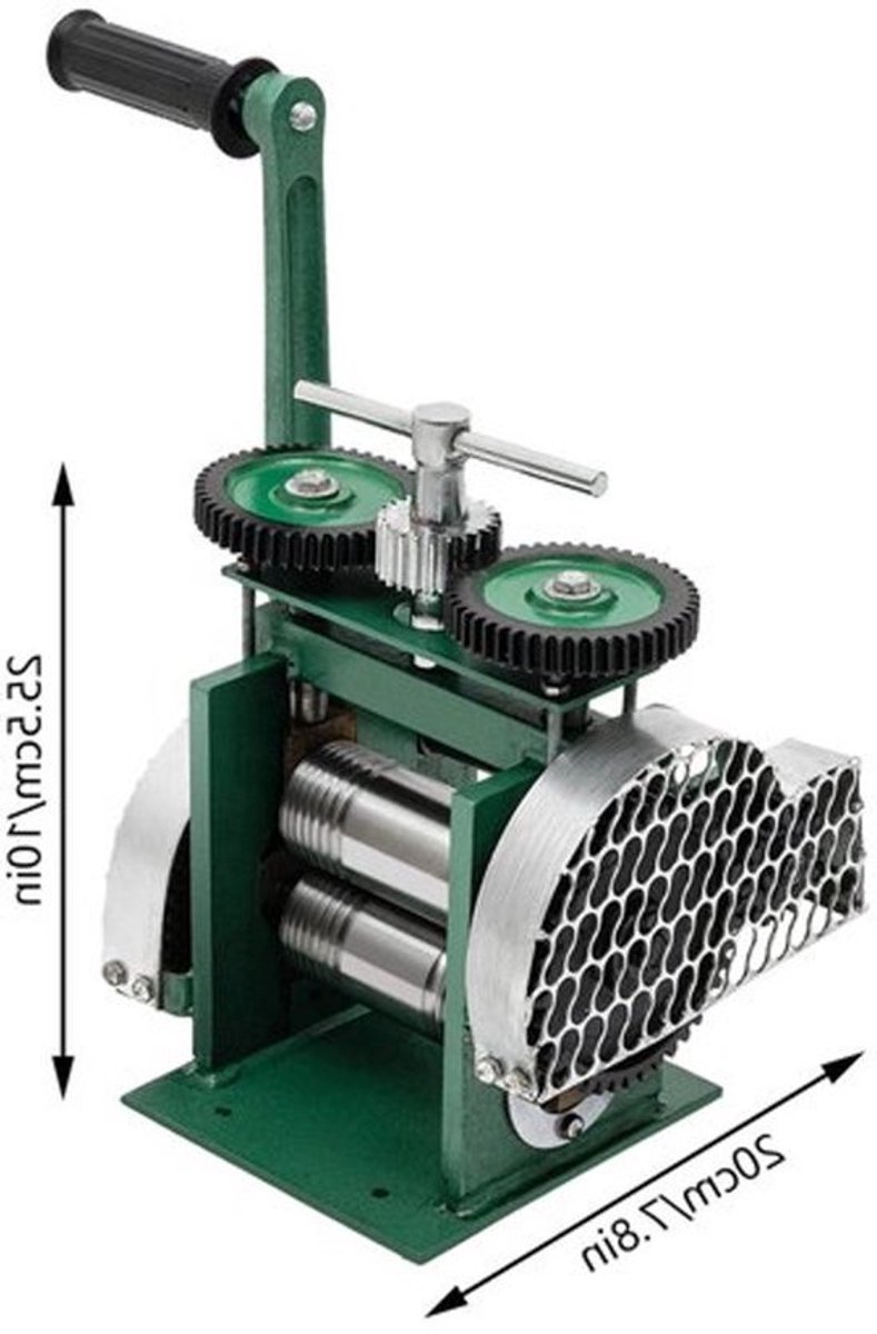 Rolmachine Sieraad – Sieraad Rolmachine – Metaal Rolmachine – Handmatige Rolmachine – Drie-In-Eén Rollersysteem – Hittebehandeld Staal