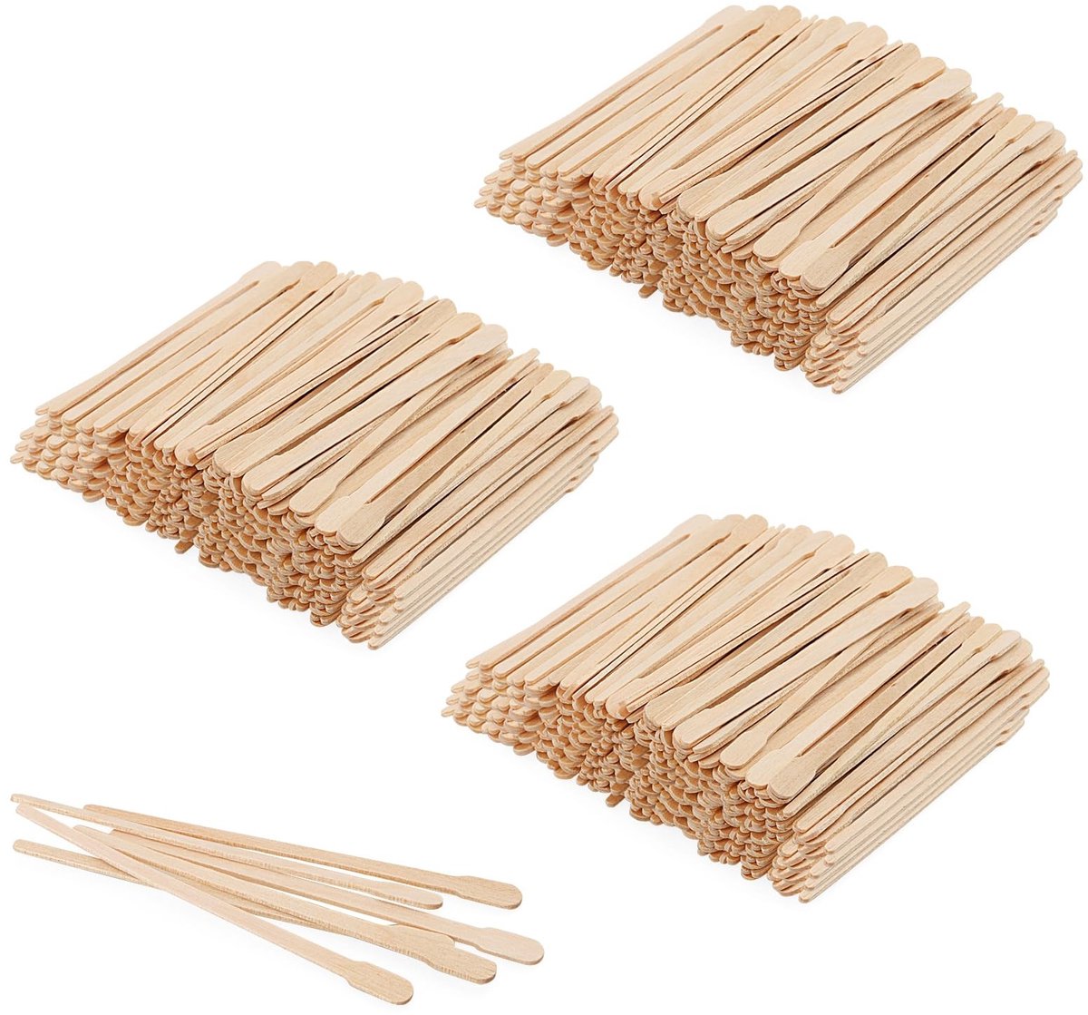 Solidchoice - 1500 Stuks Wenkbrauw Wax Sticks voor Ontharing