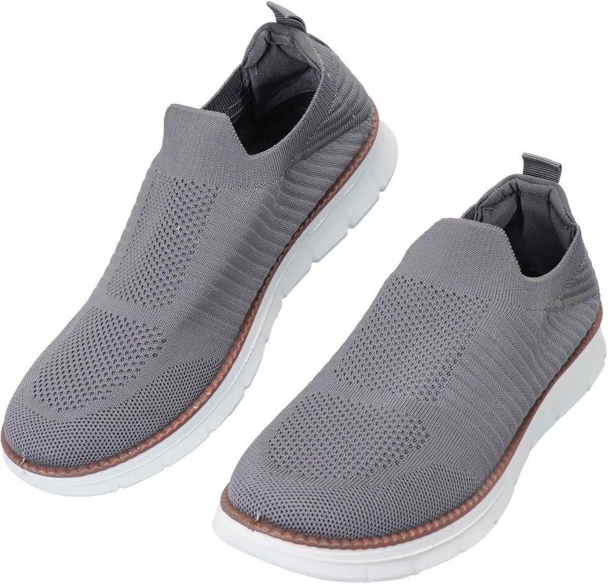 JOMIX Vetervrije schoenen voor heren, lente, zomer, herfst, winter, ademend, licht, comfortabel, slip-on mesh - ShopVlot