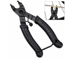 Kettingtang Fiets - 2-in-1 Missing Link Tang - Koolstofstaal - Antislip Handgrepen - Zwart