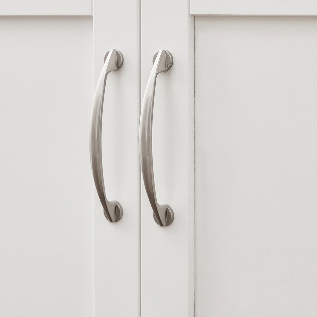 SoBuy Keukentrolley op wieltjes met werkblad - Keuken trolley op wielen met 2 deuren, 1 lade en verstelbare plank - Wit en licht eiken, klapbare bovenplank, wieltjes met rem | FKW22-II-WN
