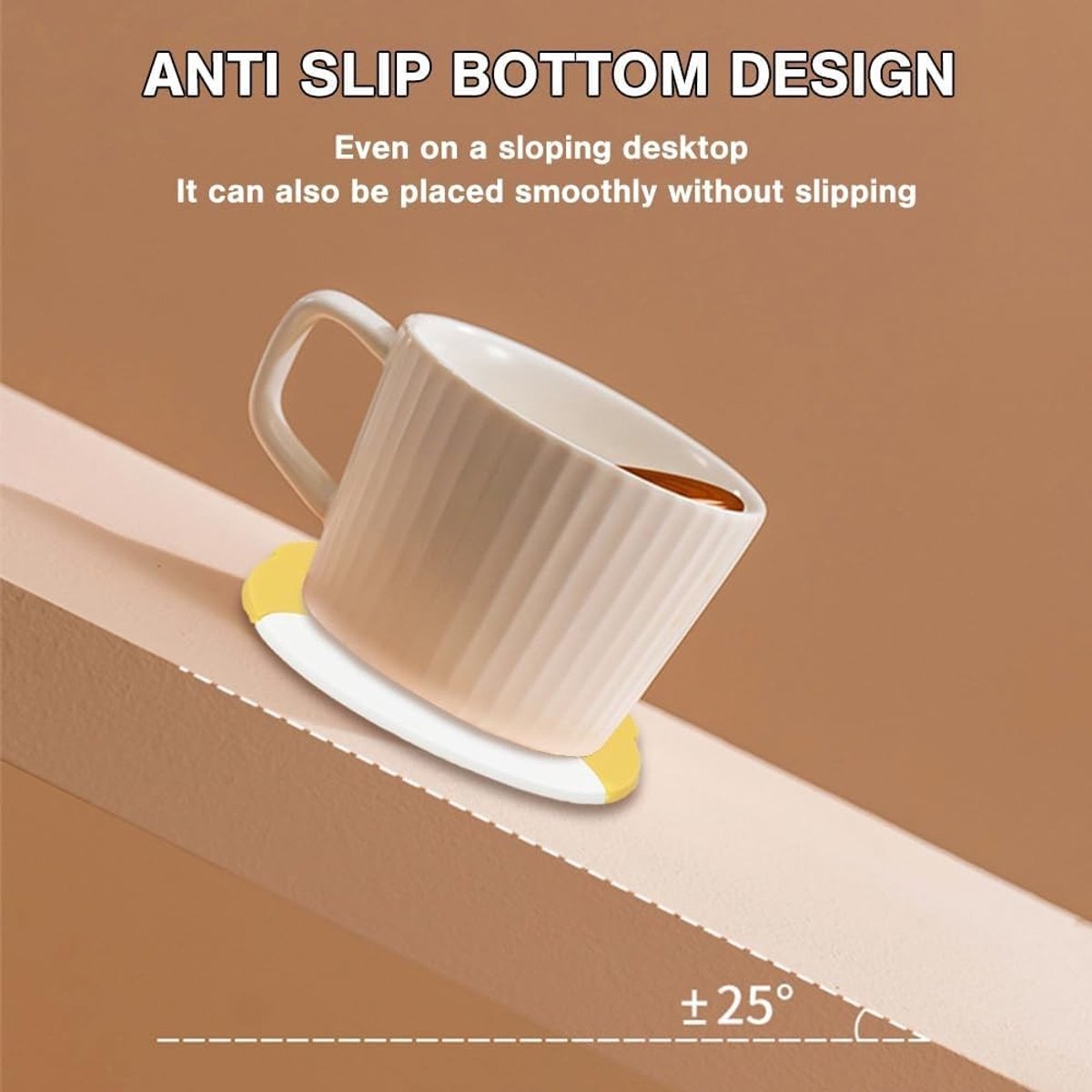Solidchoice - Set van 5 Siliconen Dieren Onderzetters Antislip
