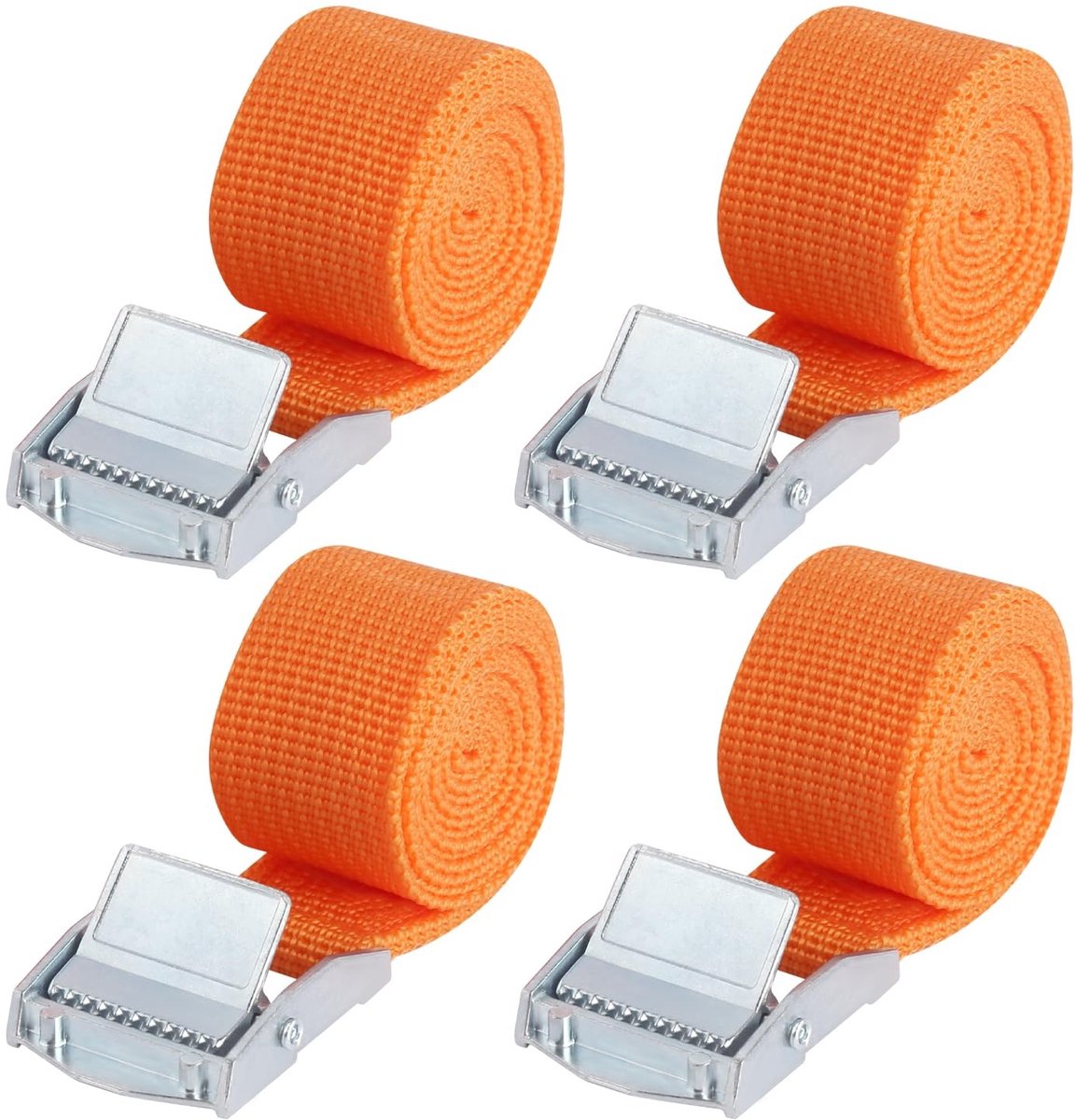 Solidchoice - Set van 4 Verstelbare Polyester Spanbanden voor Transport