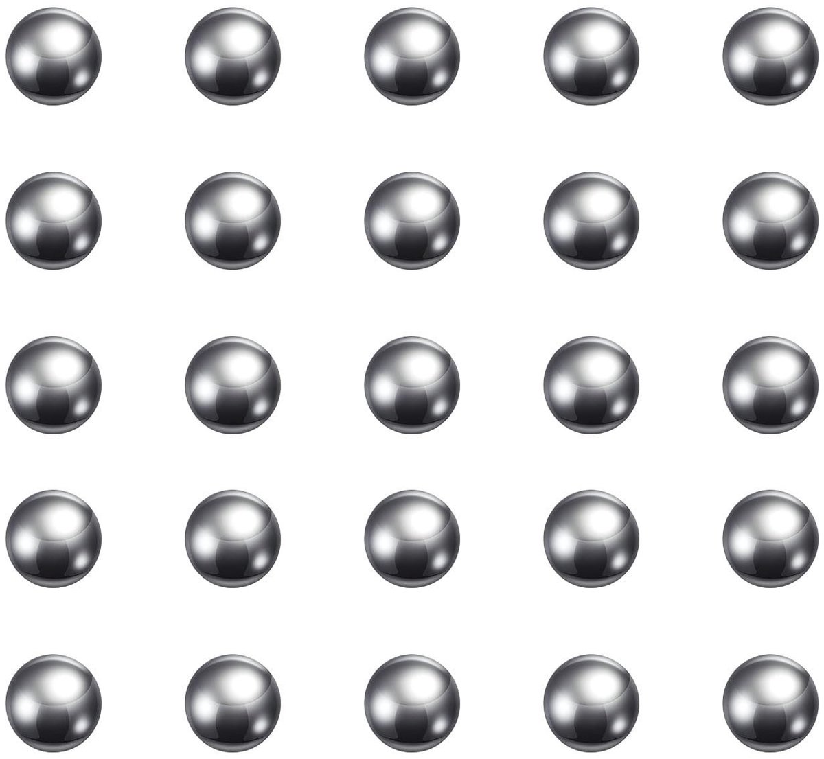 Solidchoice - 220 Stuks Precisiebollen van 3mm in Roestvrij Staal