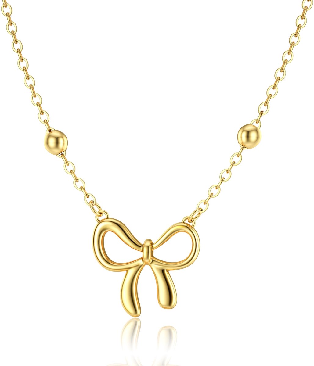 Solidchoice - Gouden Boog Ketting voor Vrouwen