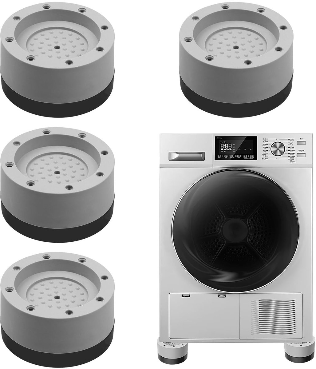 Solidchoice - Universele Anti-vibratie Pads voor Wasmachines en Droogmachines