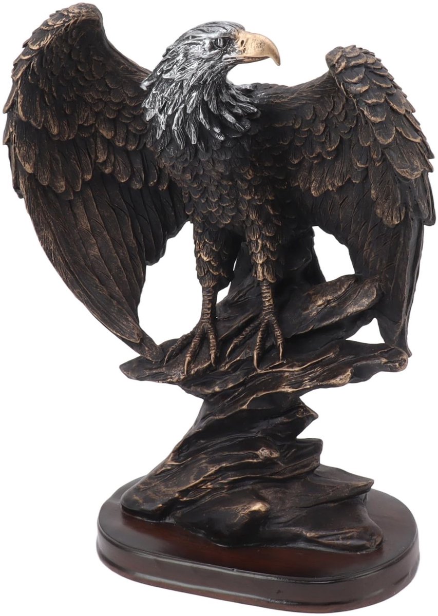 Solidchoice - Decoratieve Resin Adelaar Beeldje 24.5cm