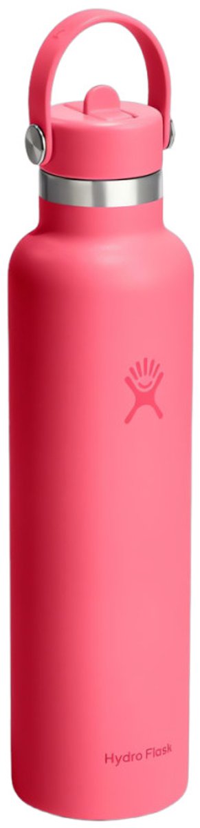 Hydro Flask Standard Mouth Flex Straw Cap Popstar Pink thermosfles, 621 ml