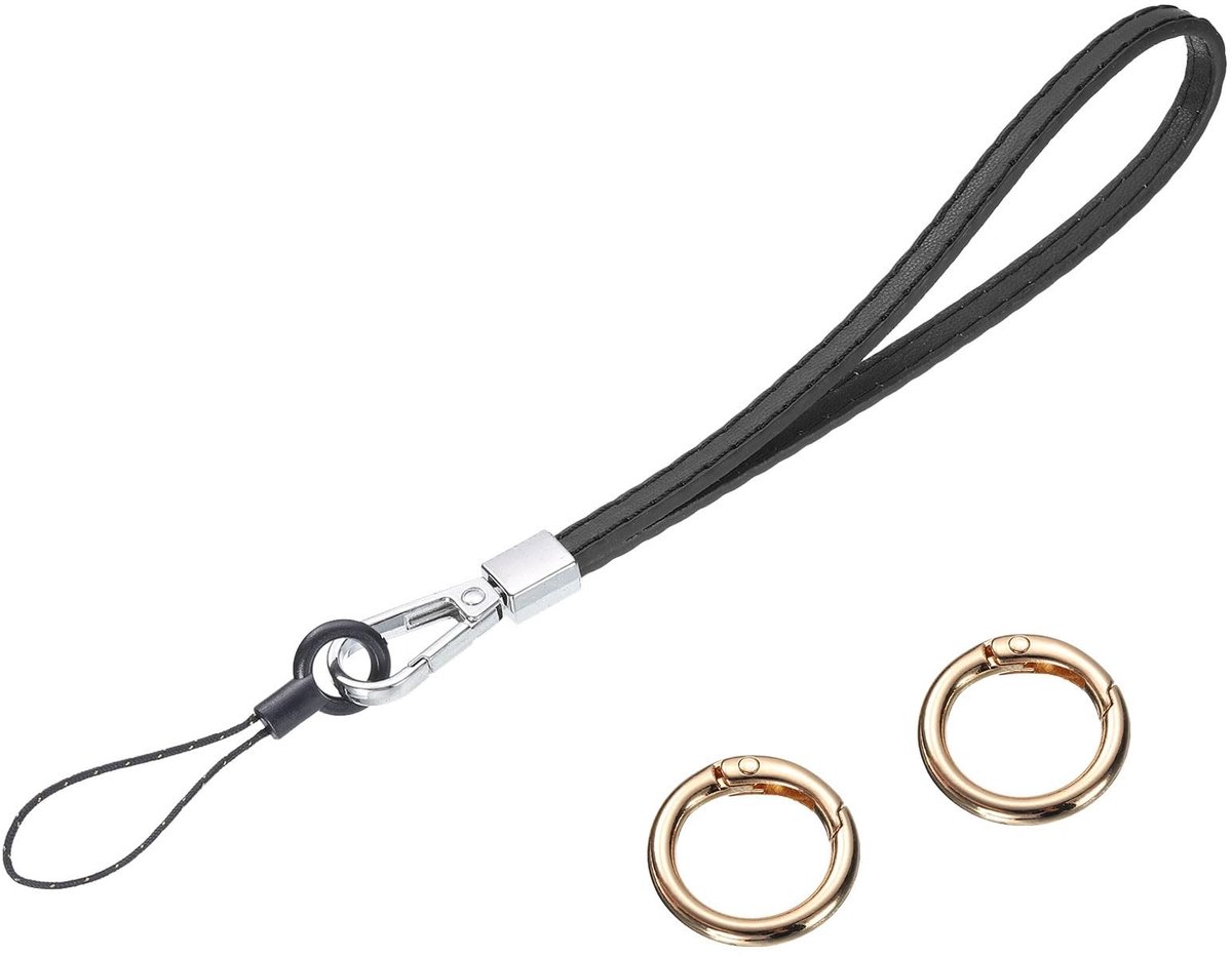 Solidchoice - Glad Leren Polsband voor Sleutels en Mobiele Apparaten