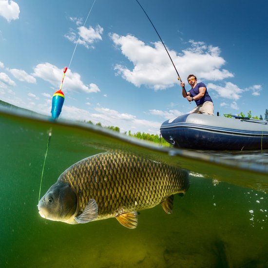 Solidchoice - Set van 3 Stinger Haken voor Snoekvissen met Voorzakensysteem van Solidchoice — afbeelding 3