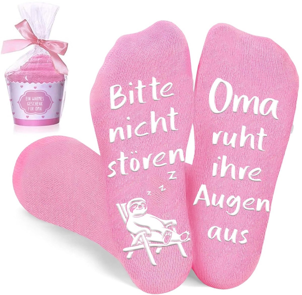 Solidchoice - Zachte Geschenksokken voor Oma met Antislip Onderkant