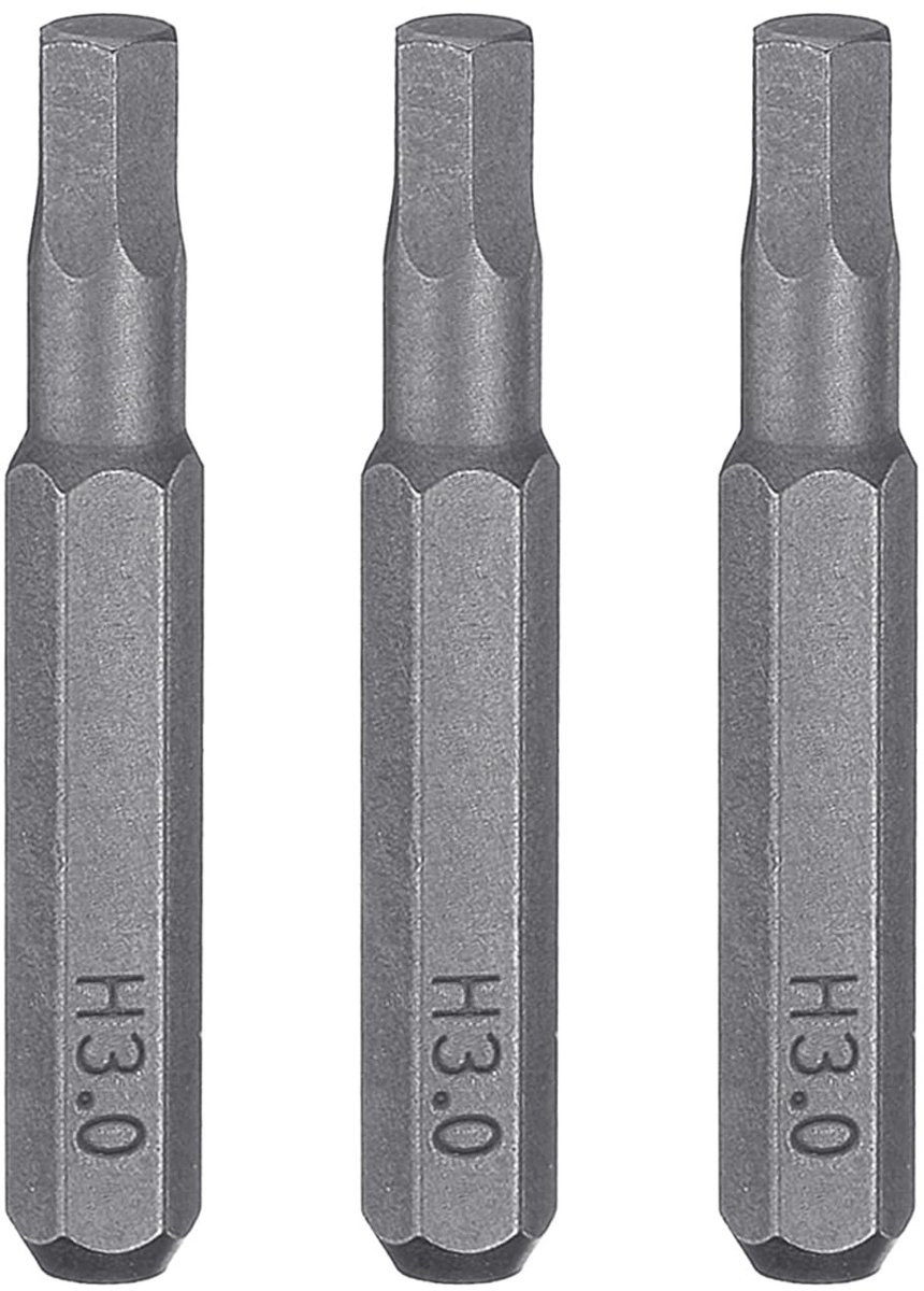 Solidchoice - Set van 3 H3.0 Magnetische Hex Schroefbitjes van 28mm