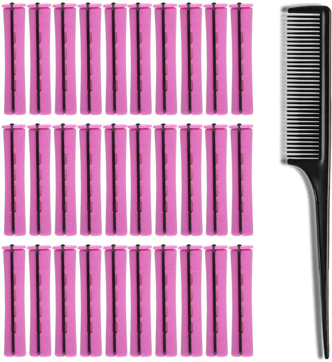 Solidchoice - 30 Stuks Medium Haarrollers voor Perfecte Krullen
