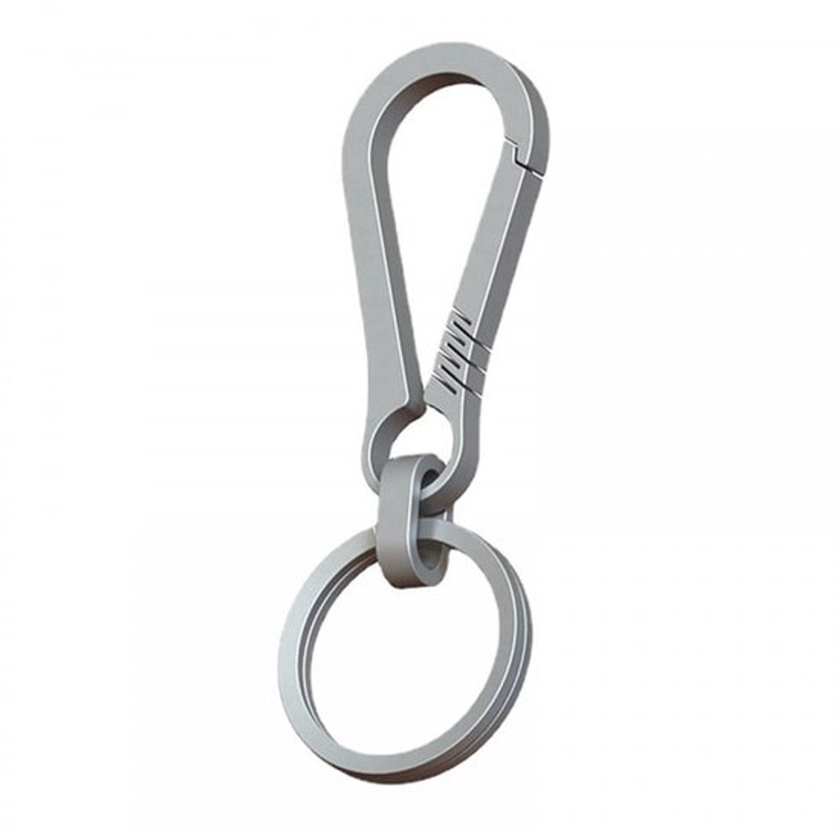 Sleutelhouder Lichtgewicht - Sleutelhanger Roestvrij Staal - Karabijnhaak Clip - EDC Sleutelhanger - Organiseren Autosleutels - Hoge Kwaliteit Titanium Legering