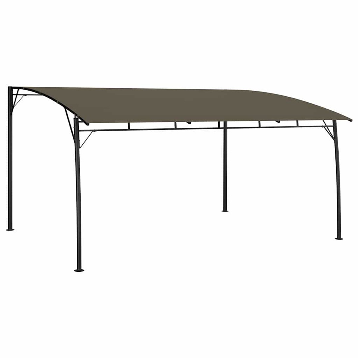 vidaXL-Zonneluifel-4x3x255-m-taupe