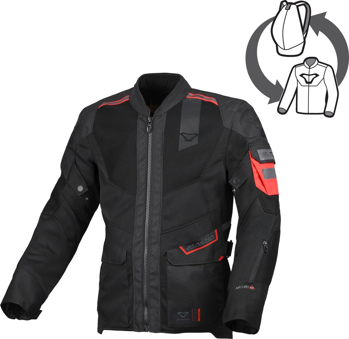 Macna Travelair Motorfiets Textieljas -