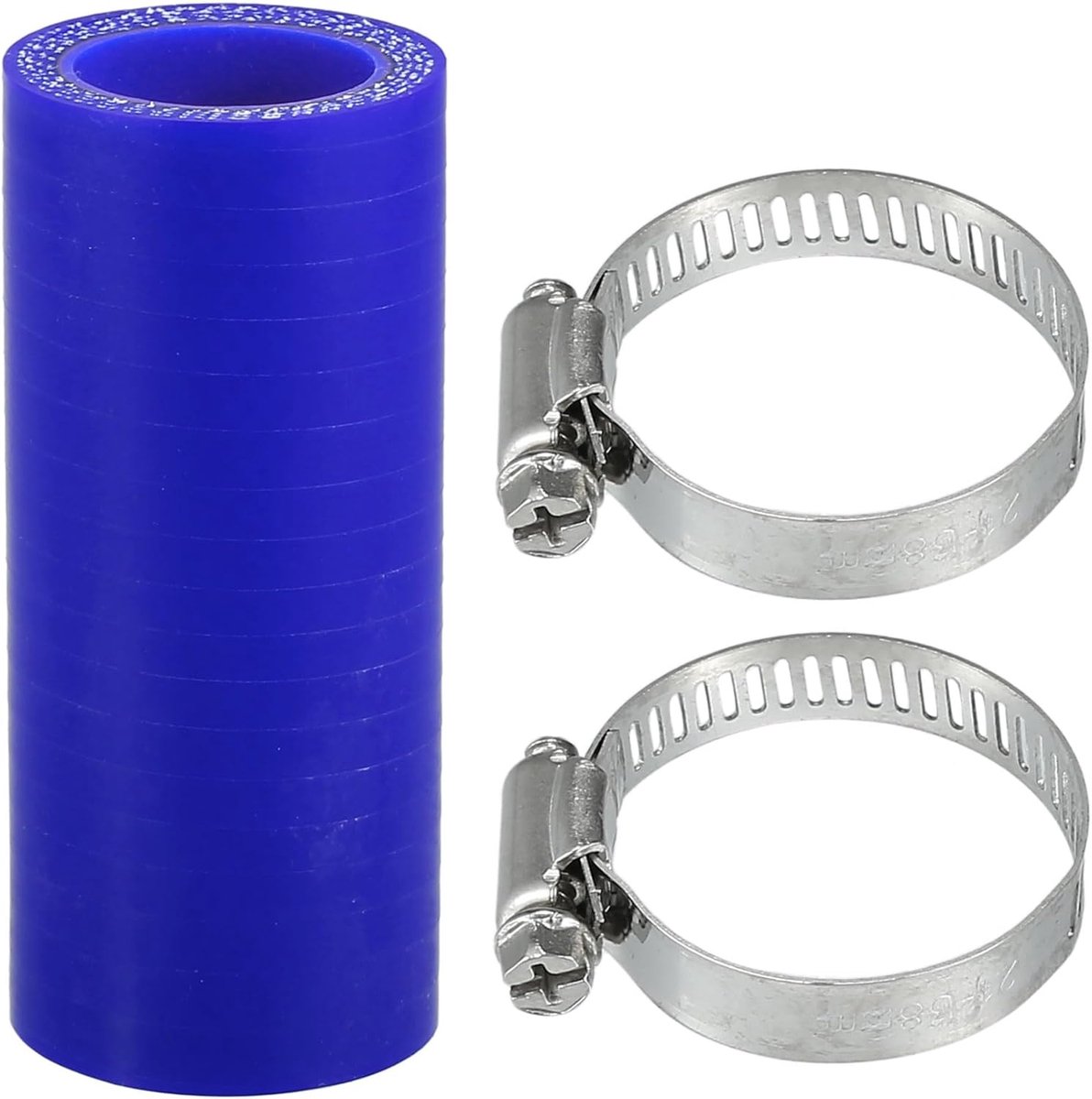 Rechte Koppeling Silicone Slang 0.87" ID 2.99" Lengte 0 Graden Universele Auto Silicone Slang Koelslang 4-Laags 5mm Dikte Luchtinlaat/Turbo/Intercooler Leidingbuis Blauw 1 Set