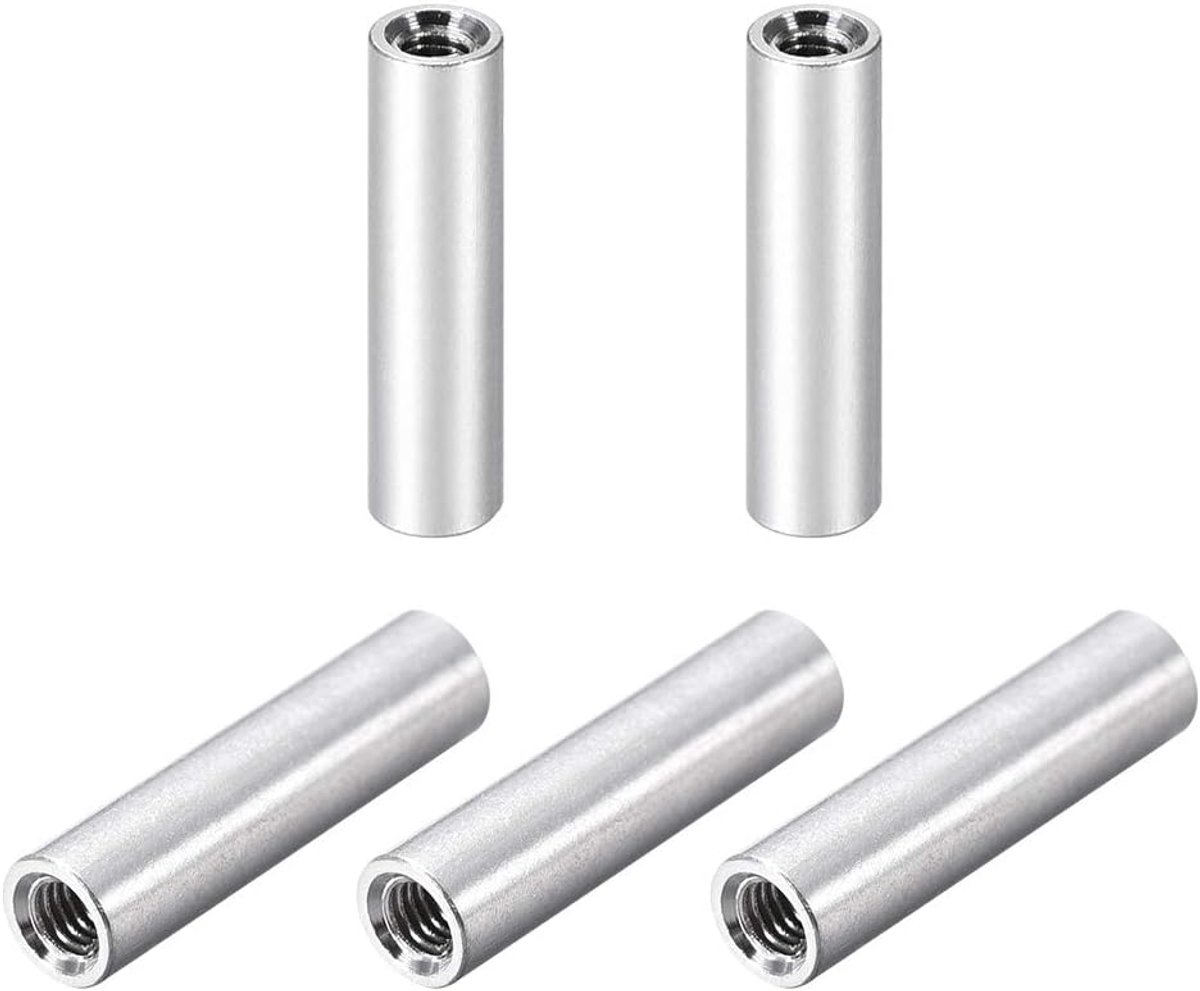 Sourcing map 5 stuks ronde zuilen afstandhouders bus aluminium voor drone DIY M3 x 20 mm