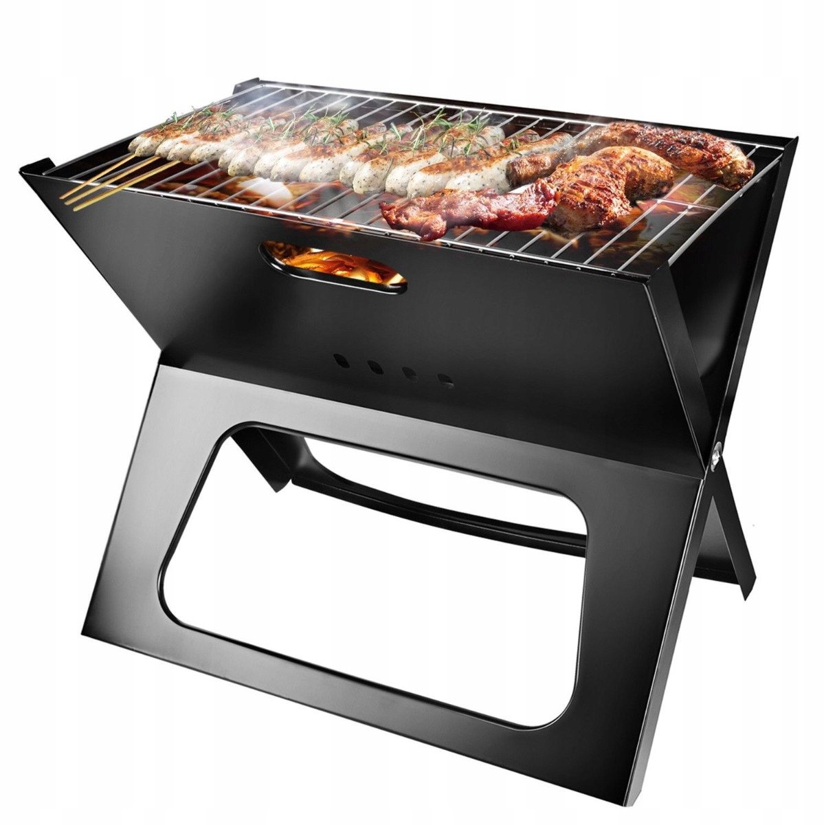 Draagbare Opvouwbare Tuin BBQ Grill - Compact & Lichtgewicht