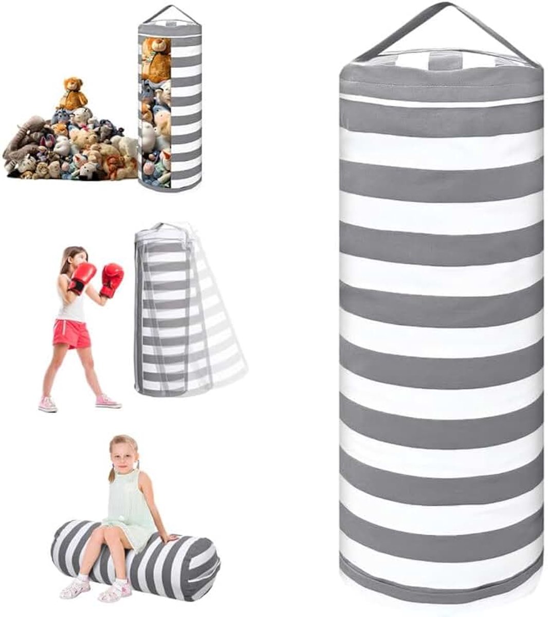 Zitzak, knuffeldier, knuffeldieren, bewaren voor kinderen, 200 l zitzak, overtrek met pluche vulling als stoel, bank-zitting, vloerkussen, voor kinderkamer, slaapkamer