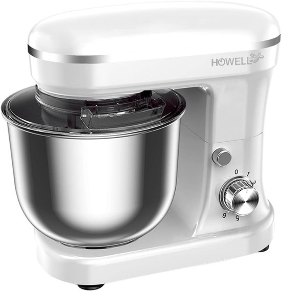 Kneading Machine - Keukenmachine Mixer - Zelf Bakken Thuis - Krachtige 1200 Watt Motor - 5 Liter Kom - Zwart — afbeelding 3