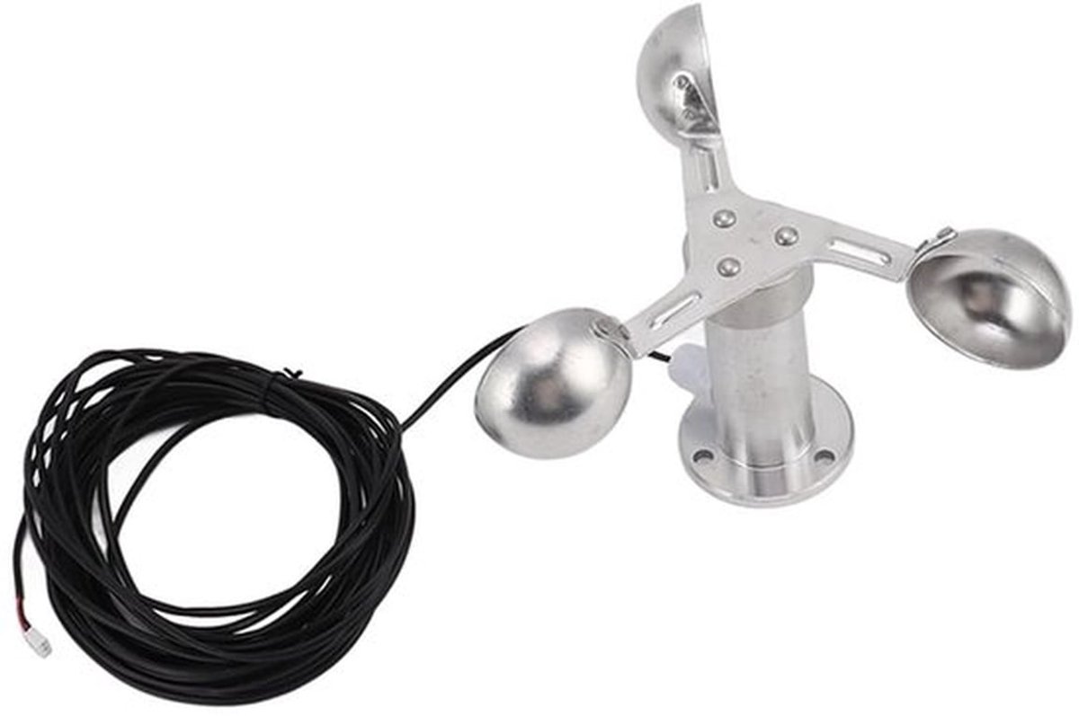 - Windsnelheidsmeter - Windmeter - Anemometer - Professioneel - Aluminium - Snelheidsbewaking - Duurzaam - Geschikt voor Weermetingen - Zwart