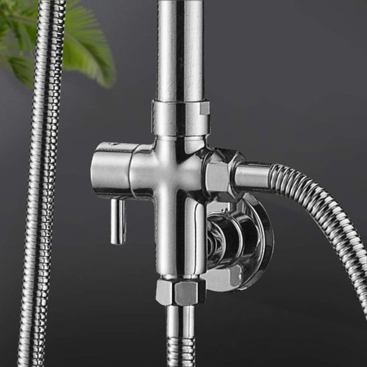 Inverter Douchekop Wandbevestiging met Koper G1/2 Inch, Ideaal voor Efficiënte Waterbesparing en Comfortabel Douchen