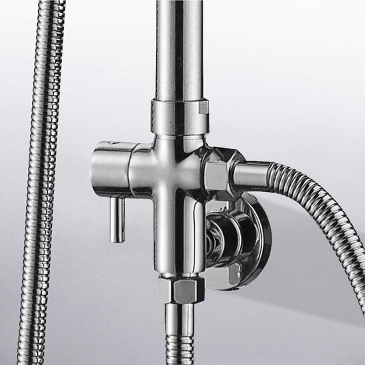 Inverter Douchekop Wandbevestiging met Koper G1/2 Inch, Ideaal voor Efficiënte Waterbesparing en Comfortabel Douchen