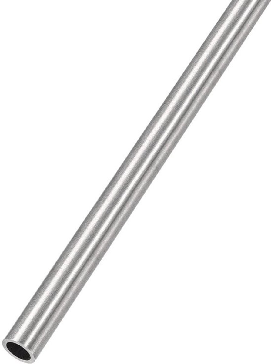 Roestvrijstalen Buis 8mm OD x 1mm D x 250mm L - Voor Interieur en Tuin