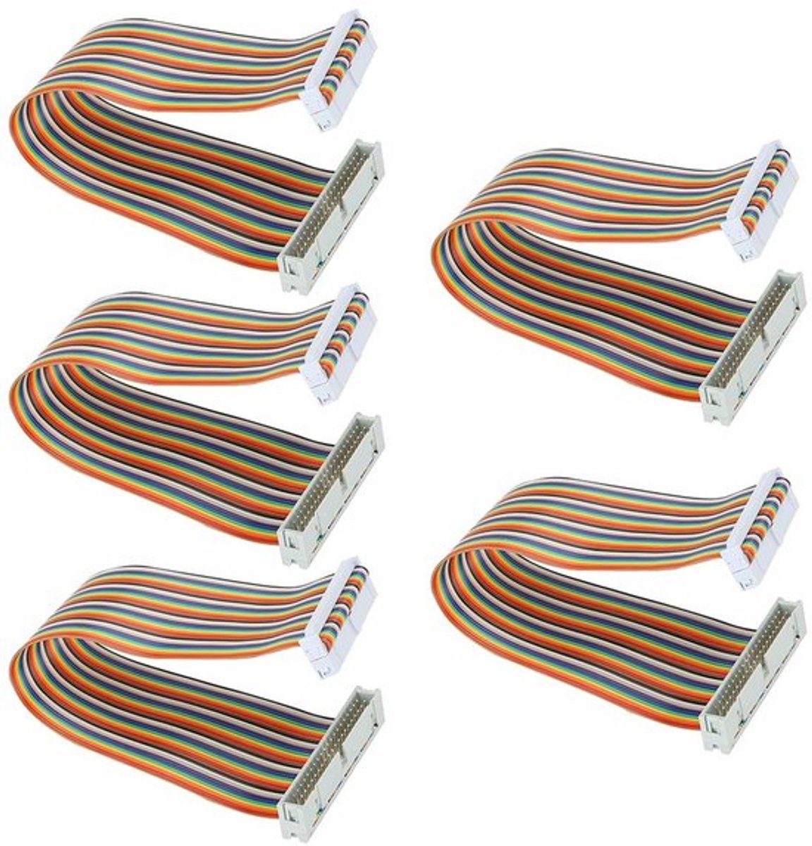 GPIO-kabel 20 cm - 40-pinnen - Man/Vrouw - Uitbreiding - Accessoires - Voor T-bord/Breadboard - Kabelset