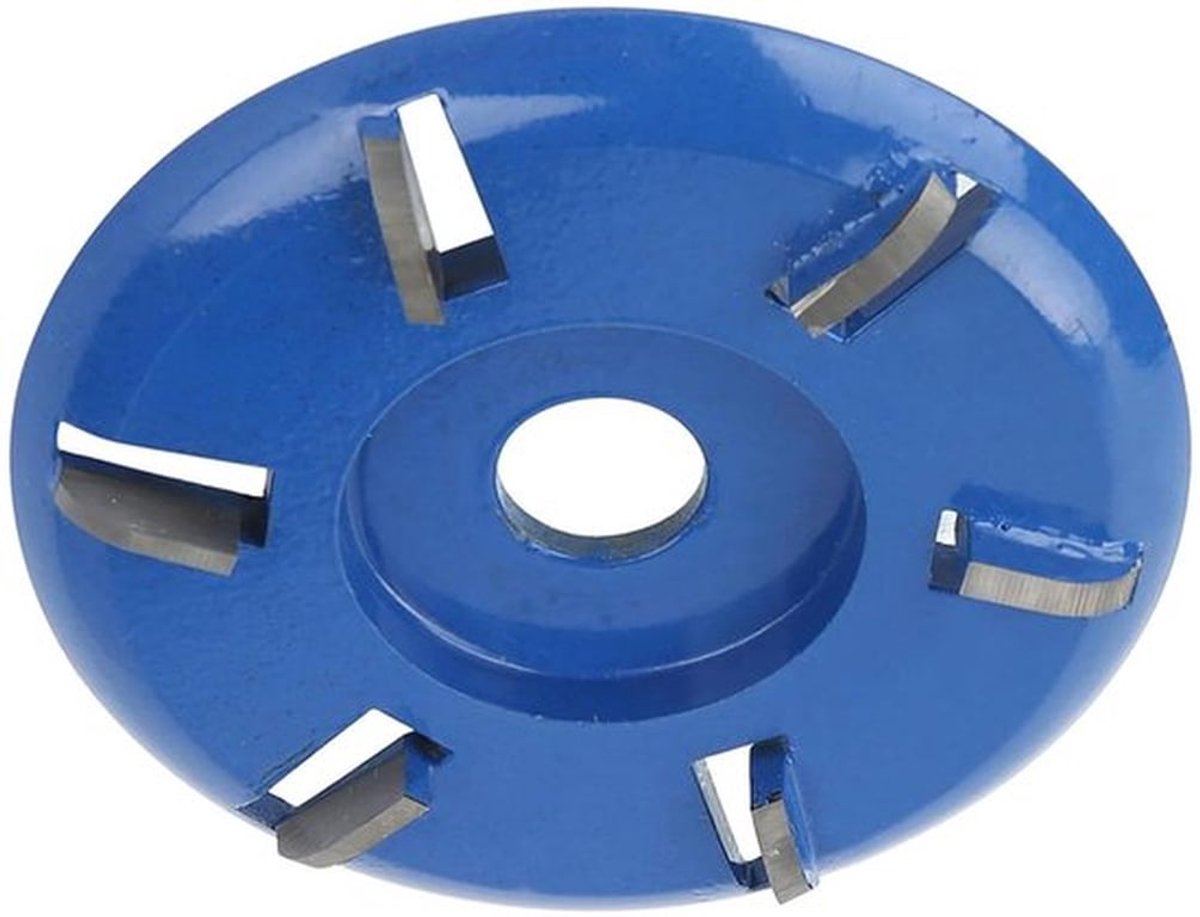 - Zaagbladen - Onderdelen - Accessoires - Houtsnijschijf Staal 6 Tanden - Frees Houtbewerking Gereedschap - Haakse Slijper Accessoires - Arc Blade (Boogmes)