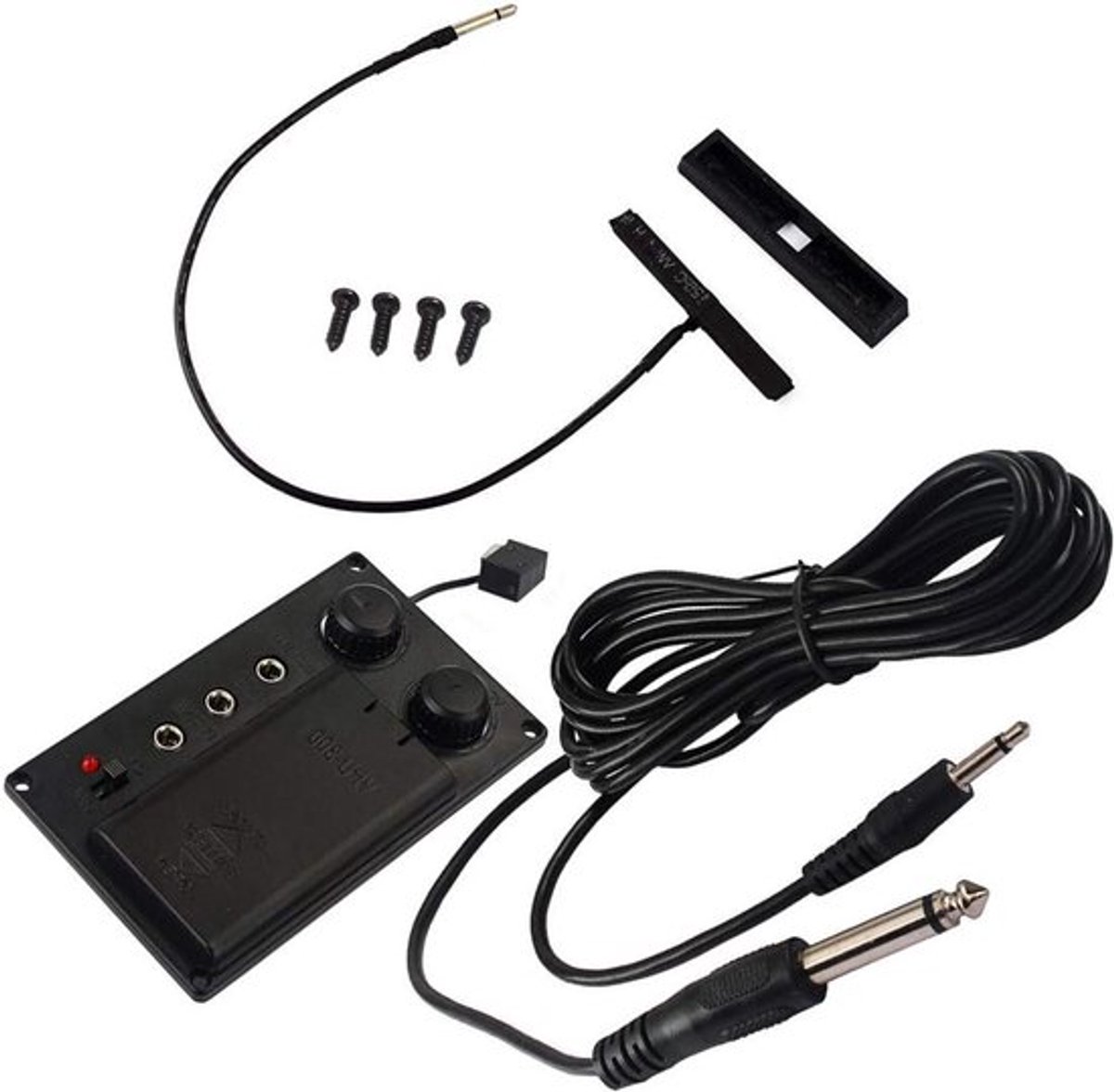 - Elektrische Viool - Stil - Zwart - Snaarinstrument - Piëzo - Instee kgat - Met kabel - Geschikt voor Beginners - Volwassenen - Muziekinstrument - Onderdelen - Violine Silent EQ.