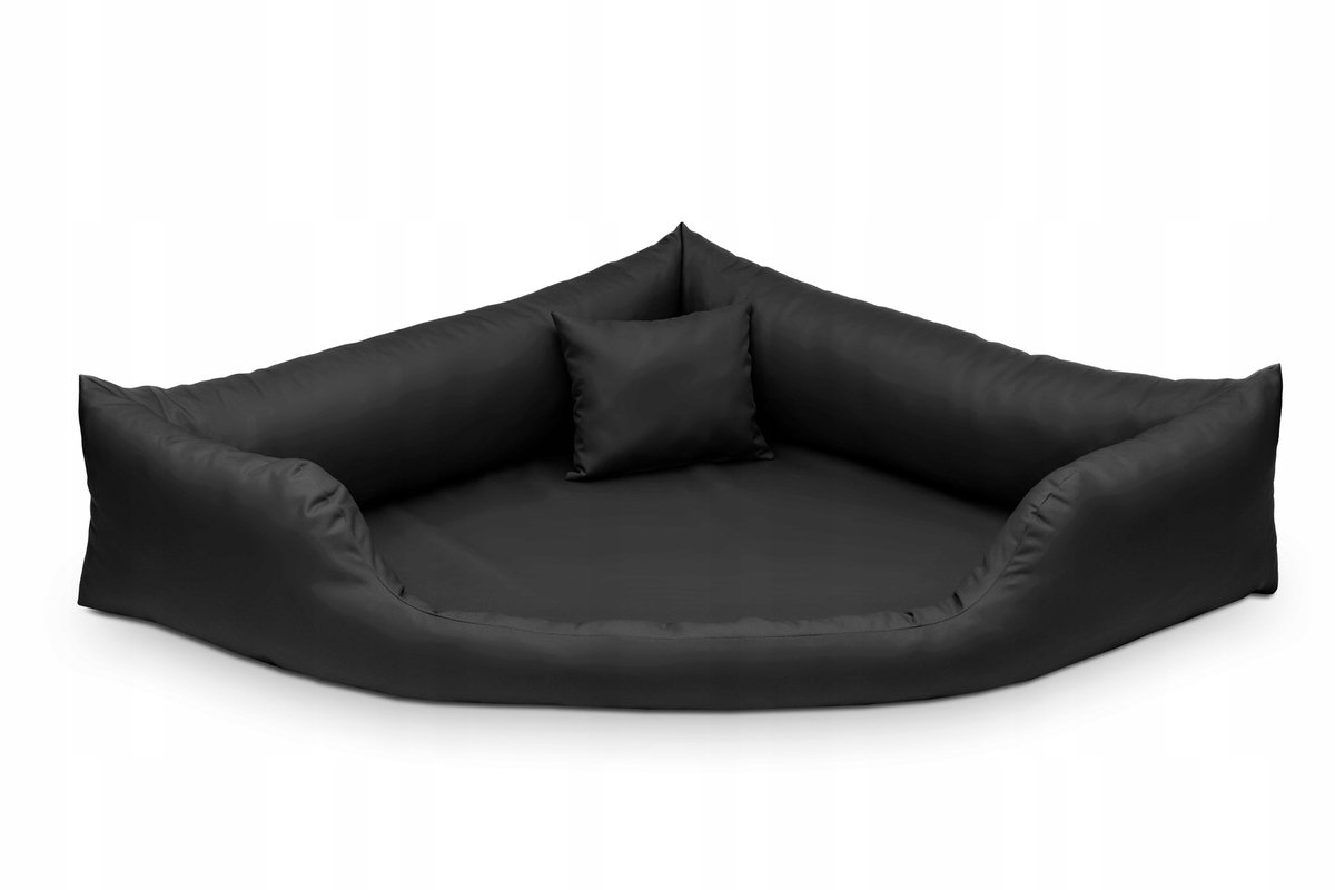 Neroze Hondenmand GABI L - Eco-leer, Zwart, 100x100cm