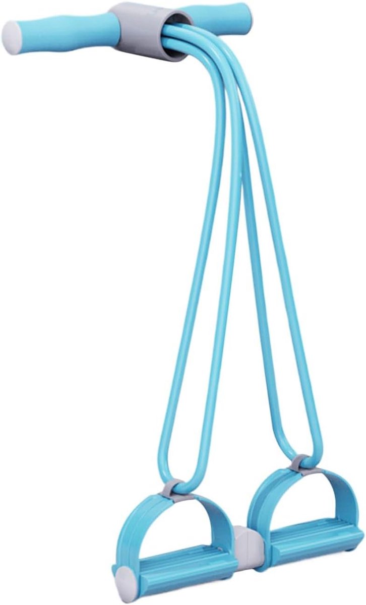 Pedaaltrekker Fitnessapparaat - Spantouw Oefening - Thuis Trainen - Antislip Ontwerp - 26 x 24 x 7 cm - Blauw