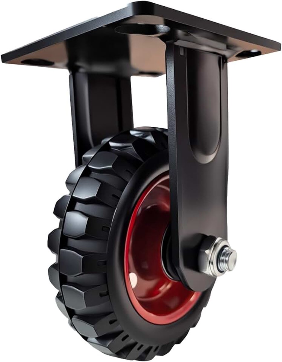 Wielen 125mm Industriële Wielen 200kg Draagvermogen Vaste Wielen met Dubbele Lagers Geschikt voor Medische Apparaten Transportwagen Trolleys