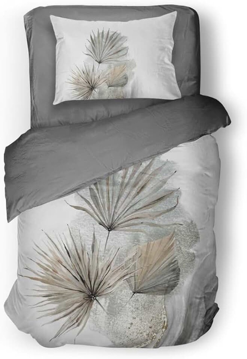 Dekbedovertrek Micropercal Nature's Embrace - white 140x200/220cm