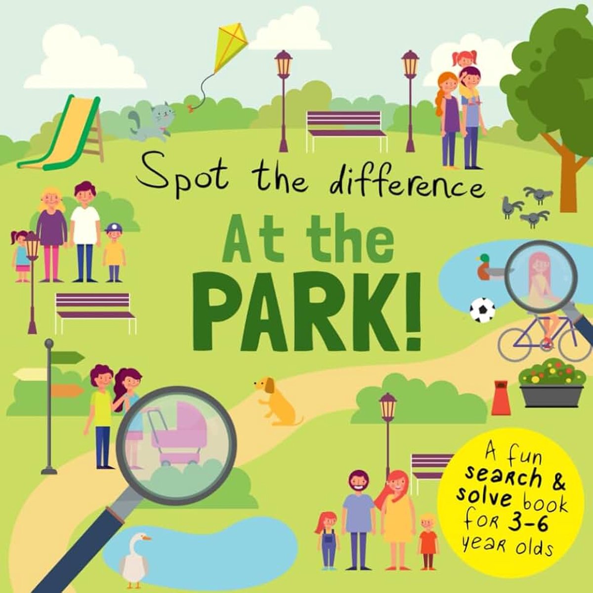 The Difference - At the Park!: A Fun Search and Solve Book for 3-6 Year Olds